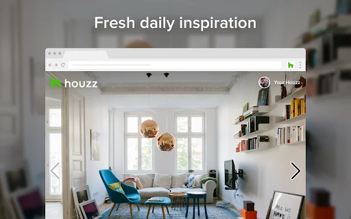 I-download ang Houzz Save Button – Makuha ang Inspirasyon sa Bahay - Screenshot 1