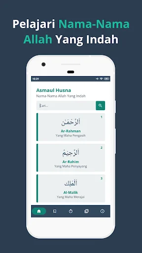 I-download ang Asmaul Husna – 99 na Pangalan ng Allah App - Screenshot 1