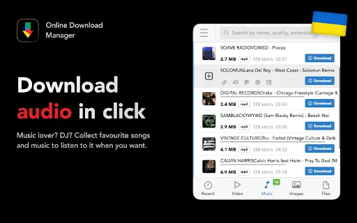 Online Download Manager: Mabilis na Video Downloader para sa Chrome - Screenshot 2