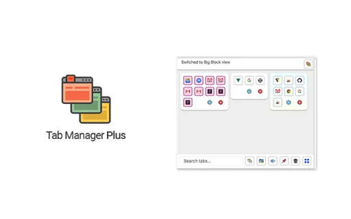 Tab Manager Plus para sa Chrome – Ayusin ang Iyong mga Tab - Screenshot 1