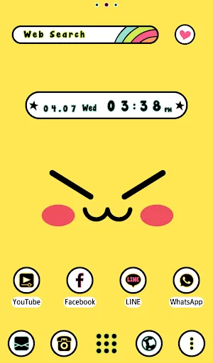 I-download ang Cute Expressions Theme +HOME – Gawing Kawaii ang Screen - Screenshot 2