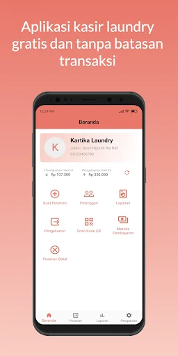 I-download ang Laundry POS App – Libreng Cashier para sa Negosyo - Screenshot 1