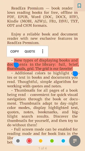 I-download ang ReadEra Premium: Ang Pinakamahusay na E-book Reader - Screenshot 4