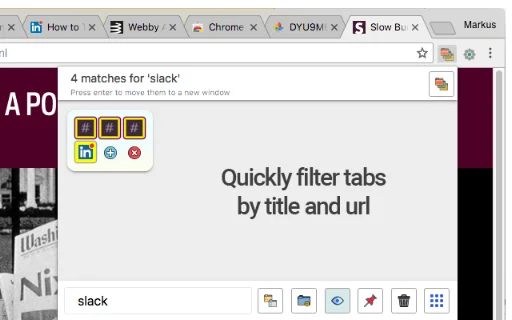 Tab Manager Plus para sa Chrome – Ayusin ang Iyong mga Tab - Screenshot 3