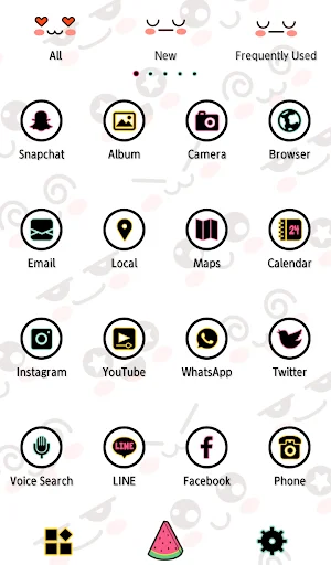 I-download ang Cute Expressions Theme +HOME – Gawing Kawaii ang Screen - Screenshot 7