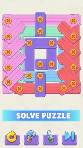 I-download ang Screw It Out: Wood Puzzle – Hamunin ang Iyong Utak - Screenshot 10