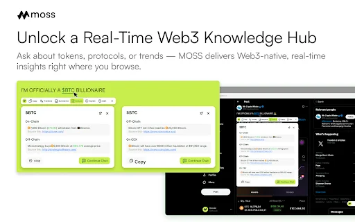 I-download ang Moss App: Pinakamahusay na AI Tool para sa Crypto Research - Screenshot 4