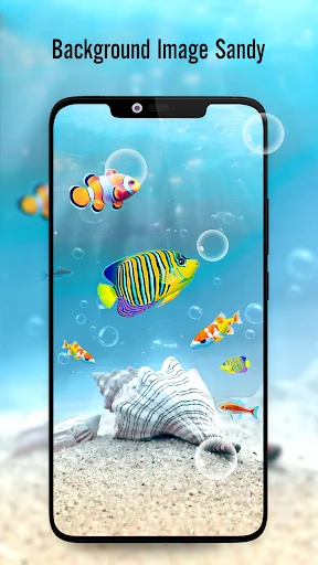 Fish On Screen 3D Wallpaper – I-download ang Live Fish Wallpaper - Screenshot 5