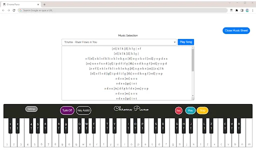 I-download ang Chrome Piano – Maglaro ng Piano sa Browser Mo - Screenshot 3