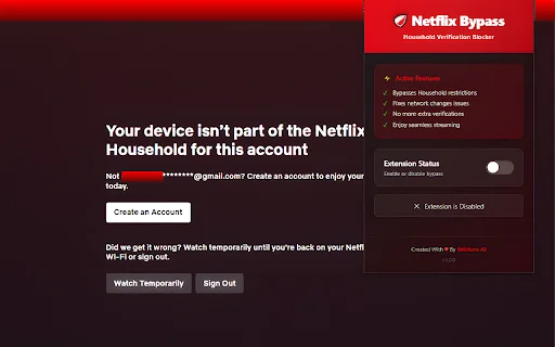 I-download ang Netflix Household Bypass – Iwasan ang Verification - Screenshot 2