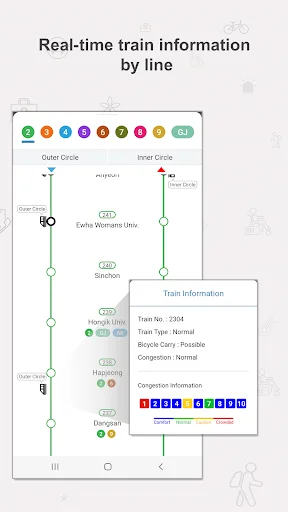I-download ang Seoul Subway App – Gabay sa Tren sa Korea - Screenshot 15