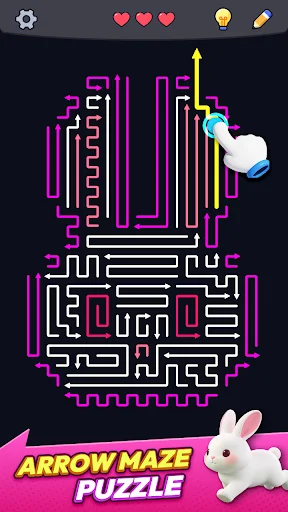 I-download ang Arrow Maze Puzzle – Pinakamahusay na Logic Brain Game - Screenshot 2