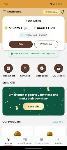 I-download ang Today Gold – Bumili at Mag-invest ng Ginto Online - Screenshot 1