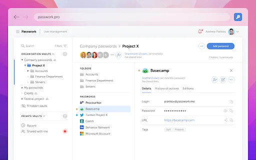 Passwork Self-Hosted: Secure Enterprise Password Manager - Screenshot 3