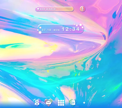I-download ang Cute Hologram Theme – Magic Dreamy Design App - Screenshot 1