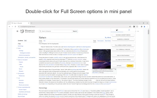 Full Screen para sa Google Chrome – Gawing Full Screen sa Isang Click - Screenshot 3