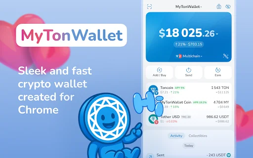 I-download ang MyTonWallet – Pinakamabilis na TON at TRON Wallet - Screenshot 1