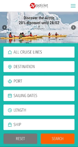 I-download ang Taoticket App – Pinakamahusay na Cruise Deals Online - Screenshot 1