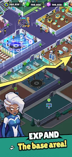 I-download ang Idle Superpower School – Gabayan ang mga Superman - Screenshot 12