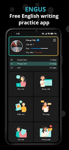 Engus English Write Right – Pagbutihin ang Iyong Pagsulat - Screenshot 1