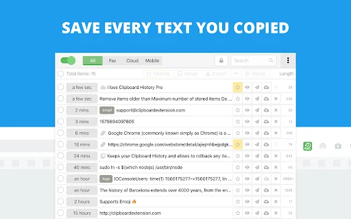 Clipboard Manager Pro: I-save at I-sync ang Iyong Copy History - Screenshot 1