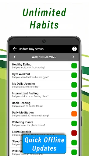 I-download ang Habit Tracker Unlimited – Subaybayan ang Iyong Gawi - Screenshot 2