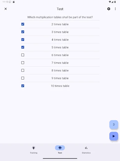 I-download ang Times Tables App – Matuto ng Multiplication nang Libre - Screenshot 11