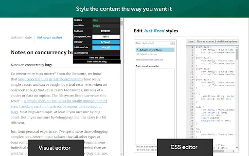 I-download ang Just Read: Ang Pinakamahusay na Reader Extension - Screenshot 2