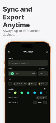 Net Worth Tracker – Worth it: I-track ang Iyong Yaman Ngayon - Screenshot 5