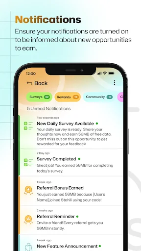 I-download ang Stahili App: Makakuha ng Data Rewards sa Simpleng Survey - Screenshot 6