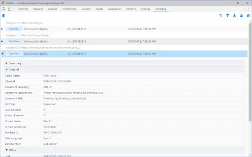I-download ang Omnibug Extension: Debugging Tool para sa Marketers - Screenshot 1
