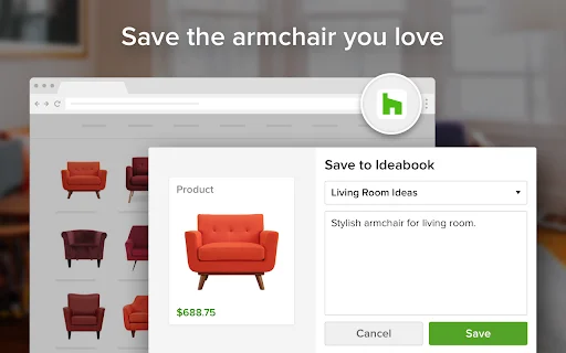 I-download ang Houzz Save Button – Makuha ang Inspirasyon sa Bahay - Screenshot 3