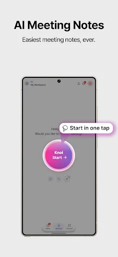 I-download ang Knoi – AI Meeting Notes – Awtomatikong Transkripsyon - Screenshot 2