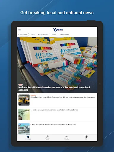 I-download ang KFDM News 6 – Lokal na Balita at Panahon - Screenshot 5
