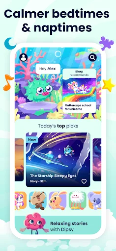 I-download ang Moshi Kids: Mga Kuwento, Musika, at Pampaantok - Screenshot 1