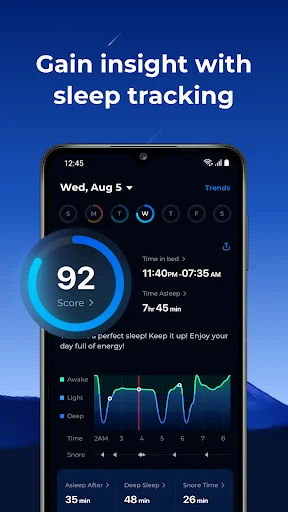ShutEye: Sleep Tracker – Subaybayan ang Tulog at Hilik sa Android - Screenshot 2