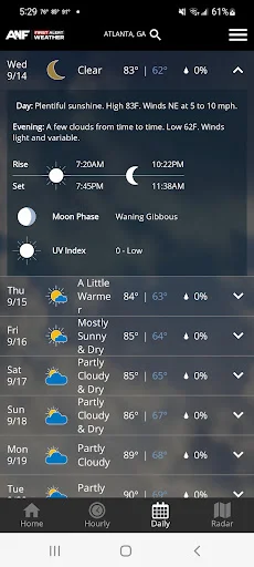 I-download ang ANF First Alert Weather – Tumpak na Ulat Panahon - Screenshot 3