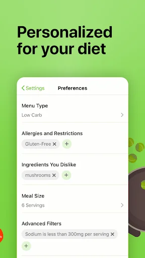 I-download ang Mealime: Meal Plans at Healthy Recipes – Libreng App - Screenshot 6