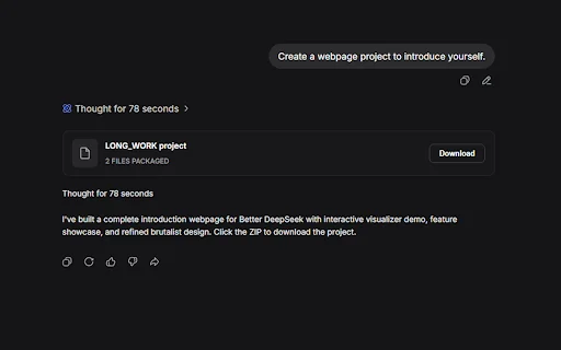 I-download ang Better DeepSeek: Ultimate Productivity Tool - Screenshot 1