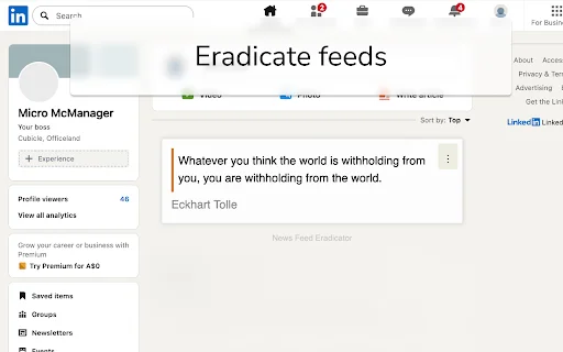 I-download ang News Feed Eradicator – Iwasan ang Distraksyon - Screenshot 1