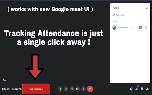 Meet Attendance Tracker: Pinakamahusay na Attendance Tool sa Google Meet - Screenshot 1
