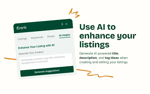 eRank – SEO para sa Ecommerce: Palakasin ang Sales sa Etsy - Screenshot 5