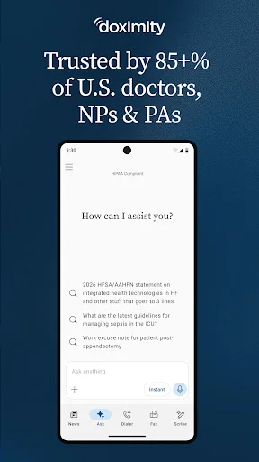 I-download ang Doximity – Pinakamahusay na Medical Network App - Screenshot 1