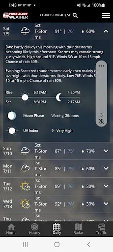 I-download ang WCSC Live 5 Weather – Tiyak na Panahon Libre - Screenshot 3