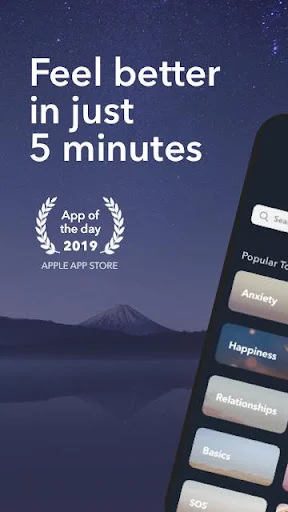 I-download ang Simple Habit: Meditation – 5 Minutong Relax - Screenshot 1