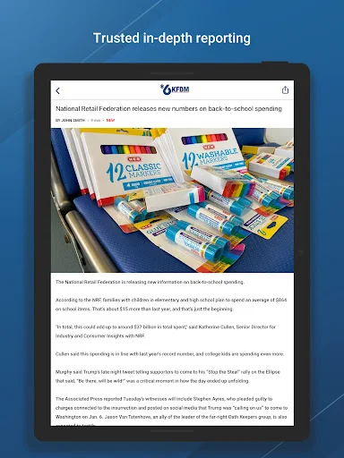 I-download ang KFDM News 6 – Lokal na Balita at Panahon - Screenshot 12