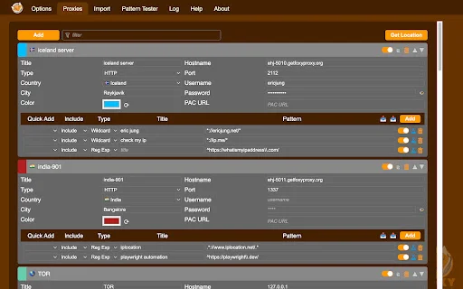 I-download ang FoxyProxy Basic: Advanced Proxy Management Tool - Screenshot 1