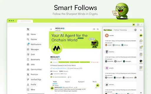 I-download ang Moss App: Pinakamahusay na AI Tool para sa Crypto Research - Screenshot 2