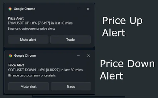 Crypto Price Alerts para sa Binance – Libre at Real-time Tracker - Screenshot 2