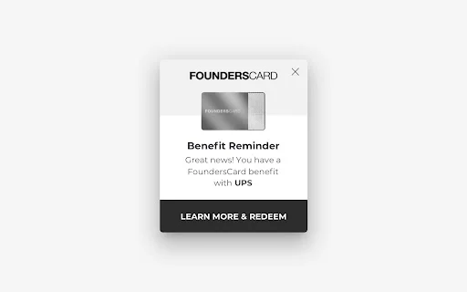 I-download ang FoundersCard Chrome Extension – Sulitin ang Iyong Perks - Screenshot 1